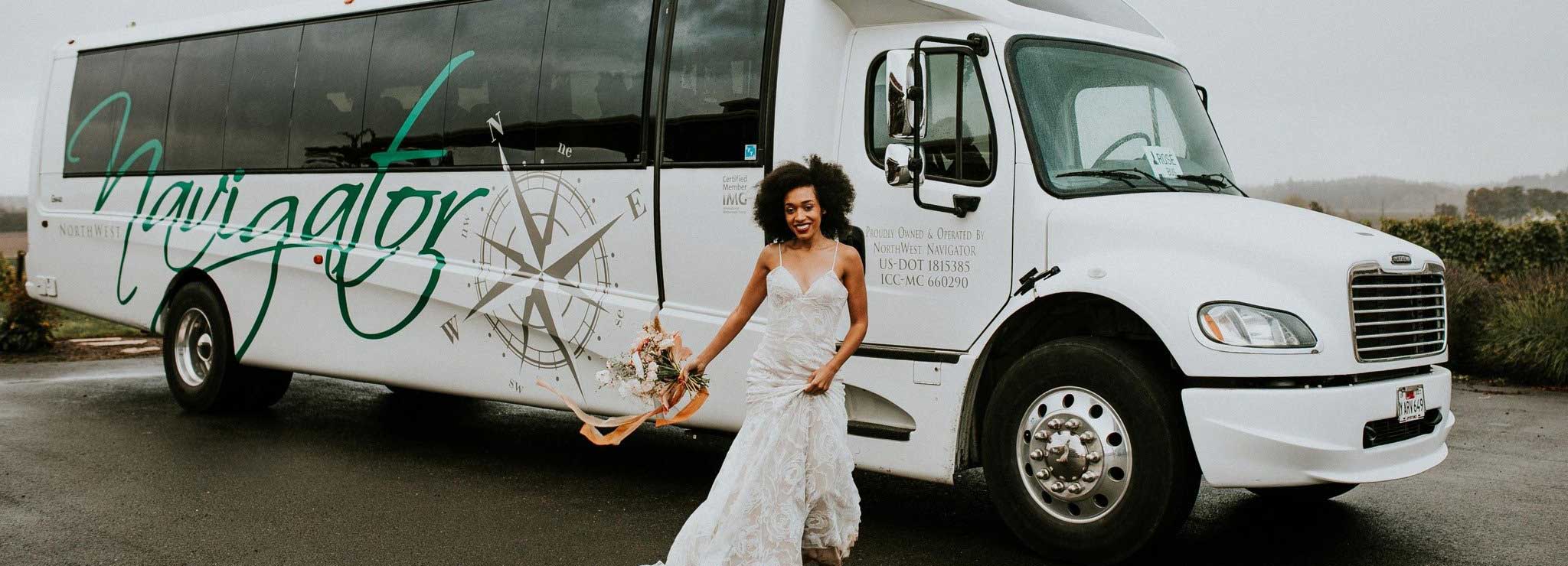 Wedding Shuttle Charter Bus Transportation