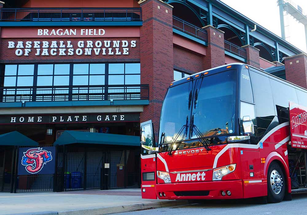 Reliable Jacksonville Sports Team Bus Rentals