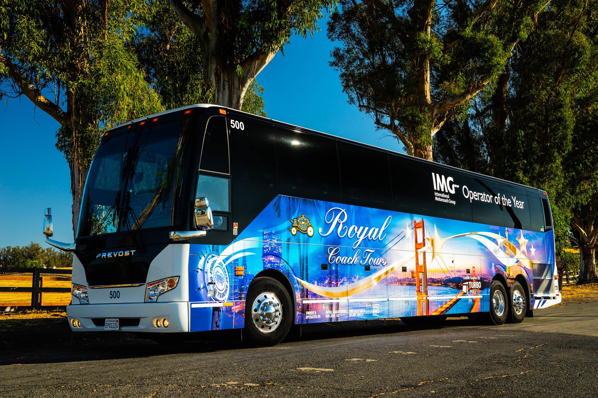 royal tour bus