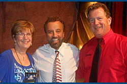 Branson Bash – Anderson Coach & Travel’s, President Doug Anderson and Vice President, Sue Nicklin with Branson Comedian Yakov Smirnoff