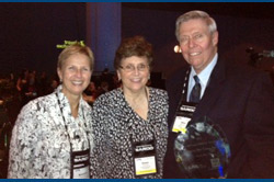 Pictured left to right, Bronwyn Wilson, IMG: Elaine & Allen Lamers, Lamers Bus Lines
