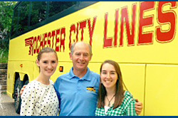 Dan Holter with daughters Elise and Julia. Dan Holter with daughters Elise and Julia.