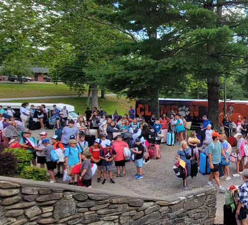 church camp transportation